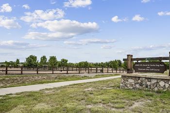 6-Acre dog park next door