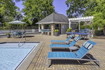 Outdoor kitchen and recreation area