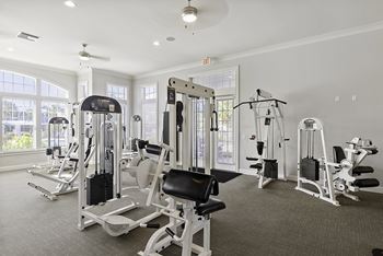 State-of-the-art fitness center with free weights