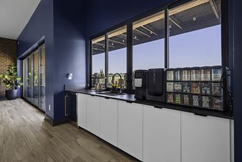 Top-floor sky lounge with panoramic views of nashville and indoor/outdoor space