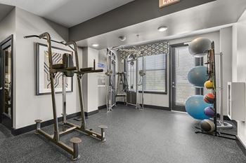 Convenient 24/7 fitness center