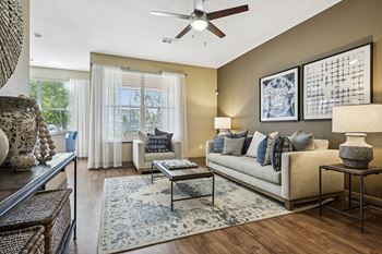 Expansive nine-foot ceilings