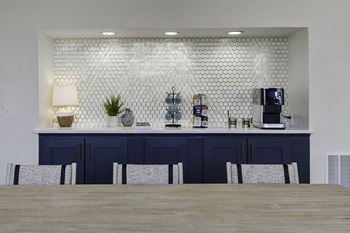Coffee bar area