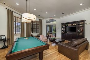 Allen apartment for rent - Gaming area in resident clubhouse - DeLayne at Twin Creeks