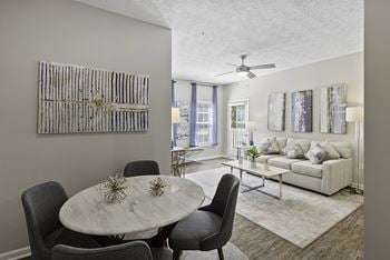 Defined dining spaces*