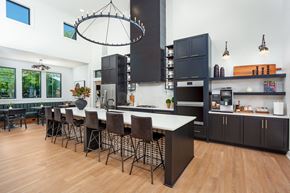 Overland Park apartment for rent - Lexington Farms demonstration kitchen