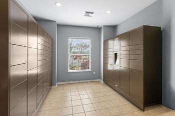 Electronic parcel locker system