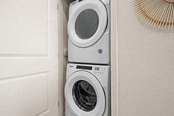 Front-loading washer and dryer