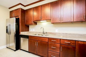 42-Inch white or cherry cabinetry