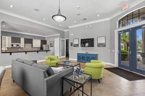 Wesley Chapel apartment for rent - Resident clubhouse and social area - Delano at Cypress Creek