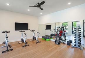 Overland Park apartment for rent - Lexington Farms spin bikes