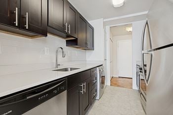 Stainless steel kitchen appliances