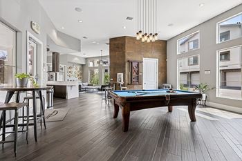 Fully-appointed clubhouse with kitchen and billiards