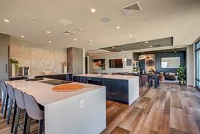Revere apartment for rent - Clubhouse kitchen area with coffee bar - BLVD at Revere Beach