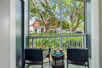 Screened patios and balconies