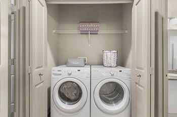 Washer and dryer in unit