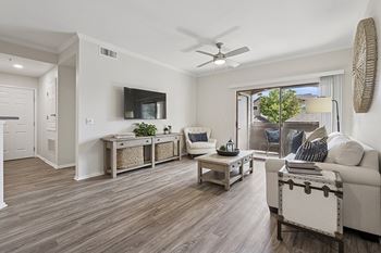 Soaring nine-foot ceilings