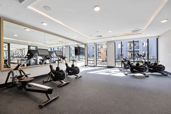 Movement studio with on-demand training technology