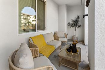 Private balconies and patios