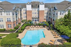 North Wales apartment for rent - Resort-style swimming pool aerial view - Avenel at Montgomery Square