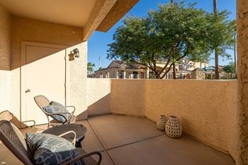 Oversized patios and balconies