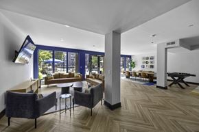 Nashville apartment for rent - Cyber lounge with Wi-Fi access, coffee bar and flat screen TVs overlooking pool courtyard  - 23Hundred at Berry Hill