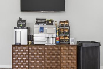 Complimentary gourmet coffee bar