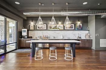 Cyber café with gourmet coffee bar