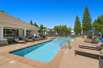 Resort-style swimming pool