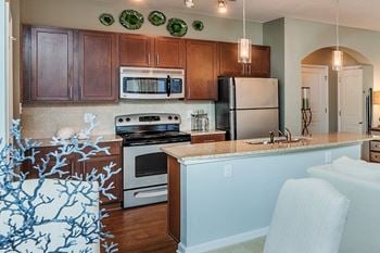 Windward long point apartments - 42-inch kitchen cabinets