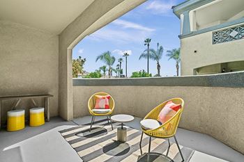 Barton vineyard apartments - private patio/balcony