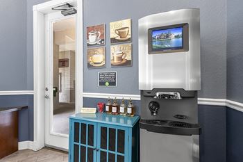 Complimentary gourmet coffee bar