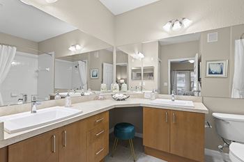 Double sink vanities*