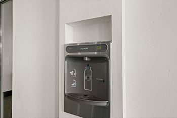 Eco-friendly water bottle filling station
