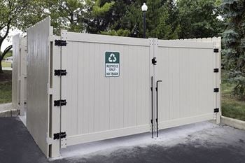 On-site recycling center