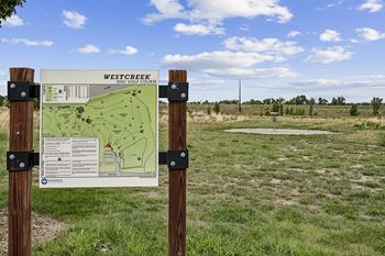 Frisbee golf course next door
