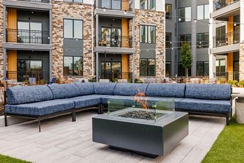 Fire pit lounge areas
