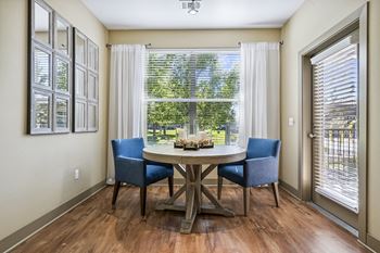 Separate dining area
