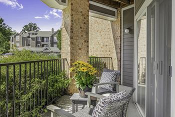 Generous private patio/balcony