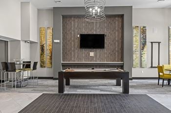 Resident lounge with billiards