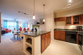 Houston apartment for rent - 3000 Sage - Kitchen islands in select units