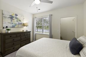 Columbus apartment for rent - Lighted ceiling fans in bedrooms - The Gardens at Polaris