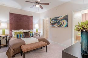Houston apartment for rent - 3000 Sage - Ceiling fans in bedrooms and living room