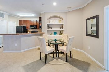 Crown molding in select units