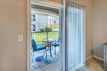 Balcony/patio in all units