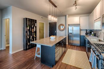 Modern wood-style flooring