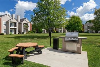 Picnic area with grilling station