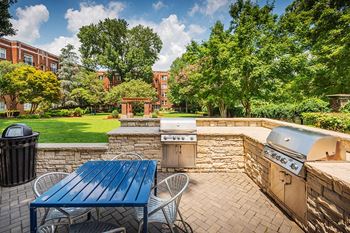 Outdoor grill stations