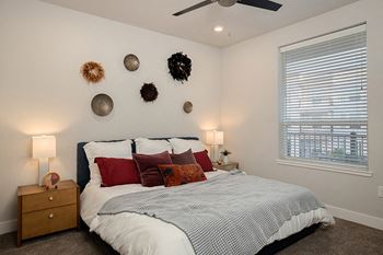 Carpeted bedrooms