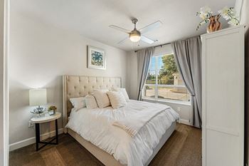 Ceiling fans in living rooms and bedrooms